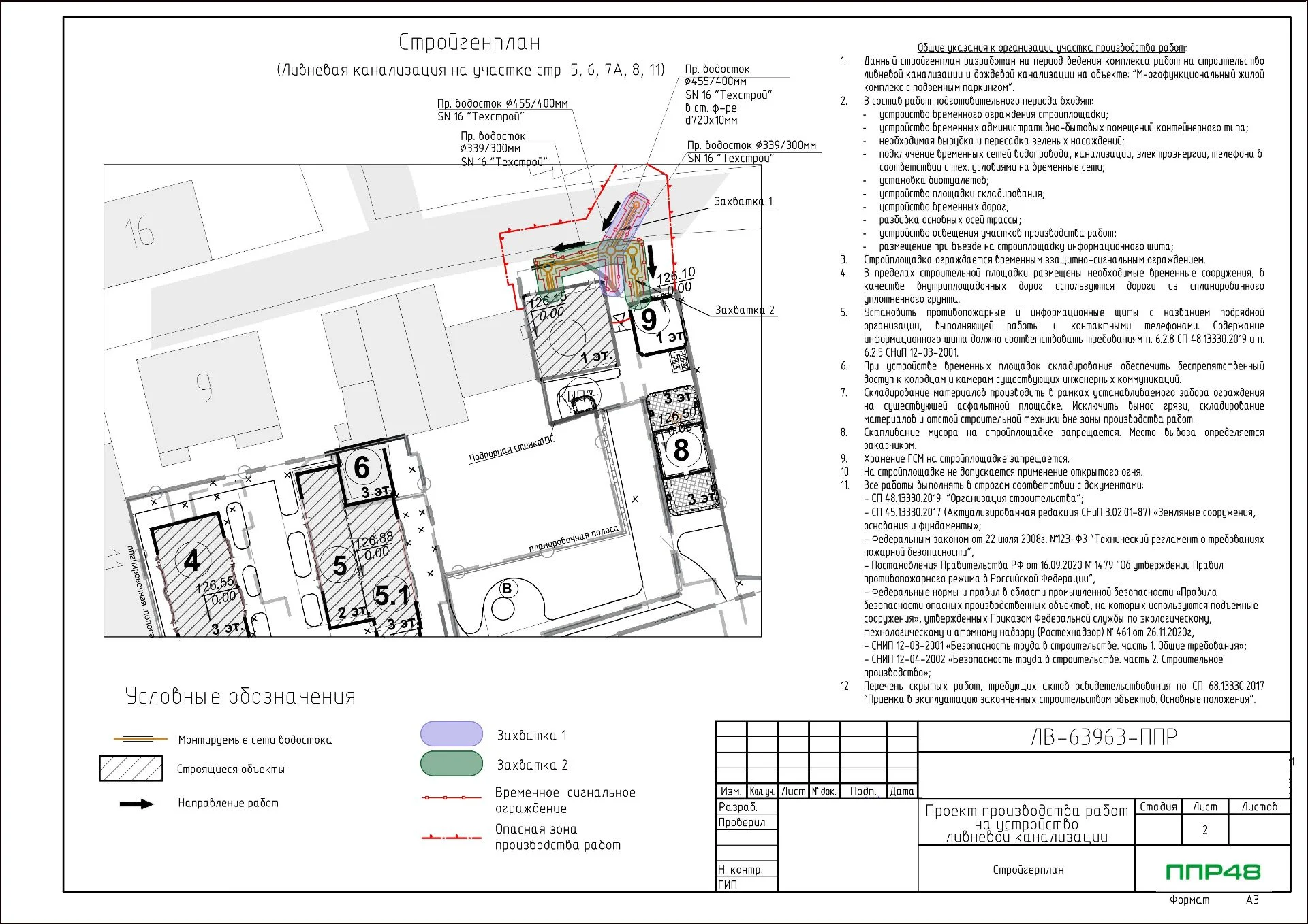 ППР на устройство канализационной насосной станции